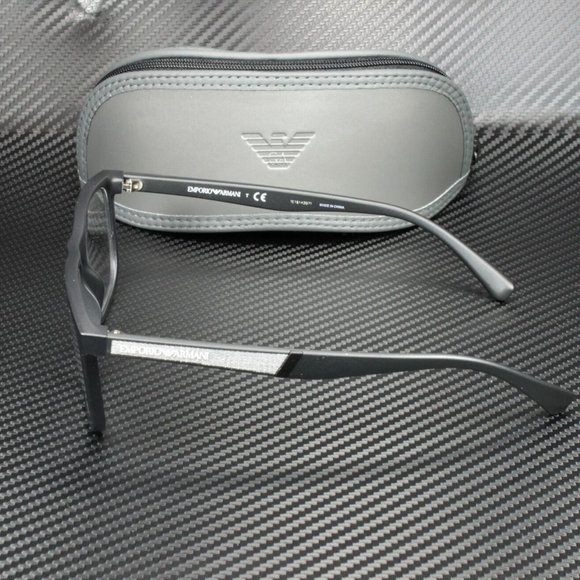 Emporio Armani Men's Matte Black Eyeglasses!